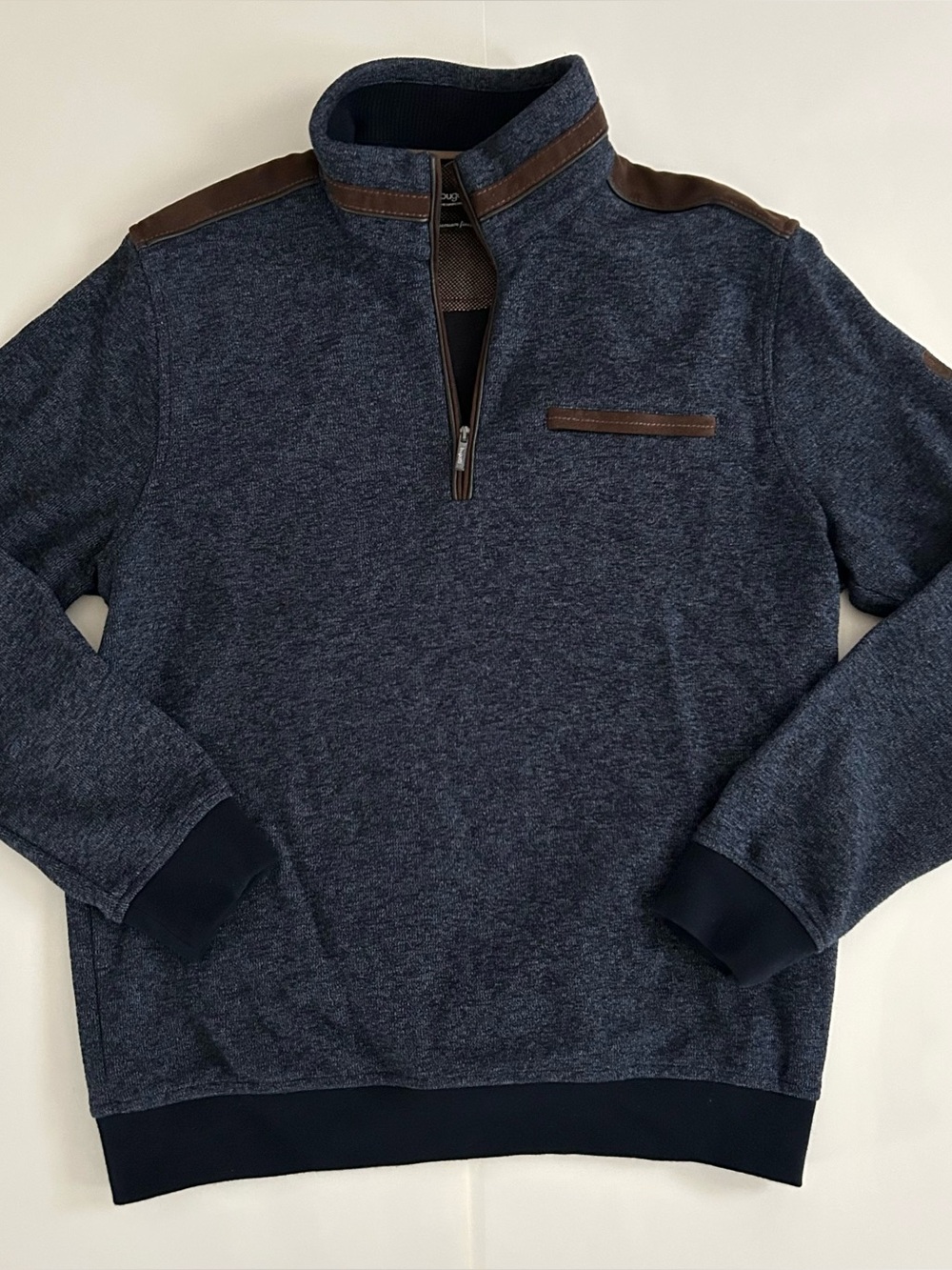 Bugatti Premium Finish Quarter Zip - Size XL - Mens
